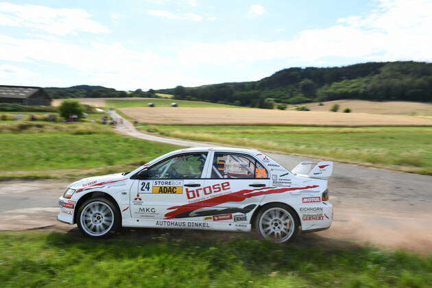 24 Patrik Dinkel Großheirath Tamara Lutz Coburg Mitsubishi Lancer