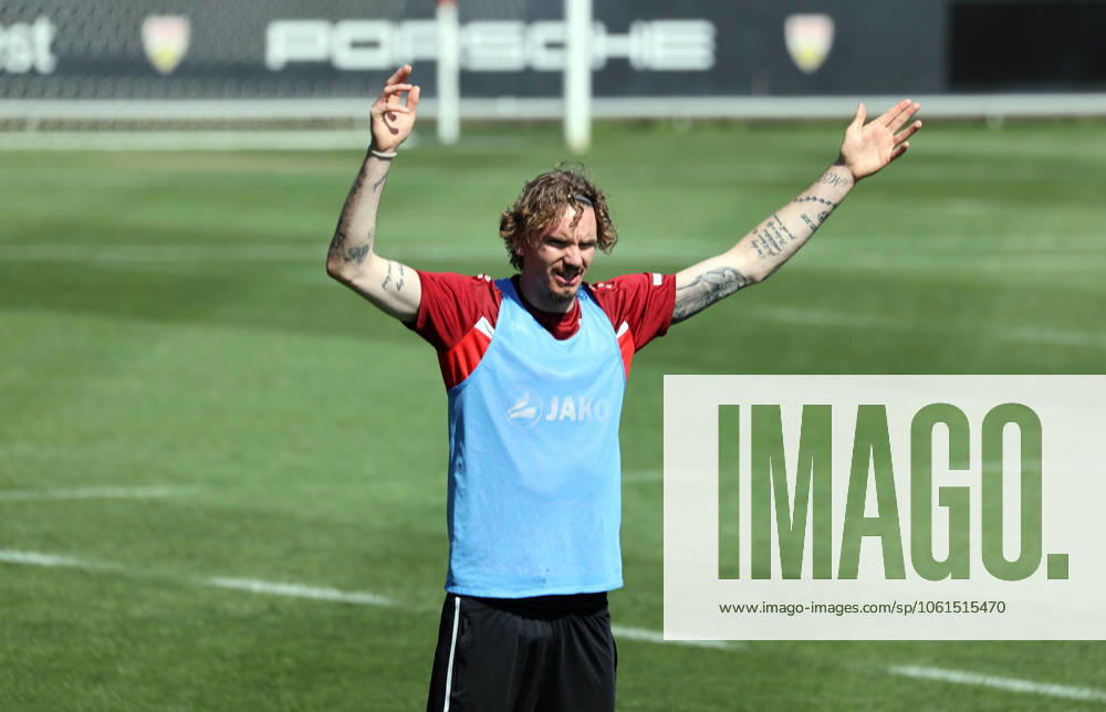 VfB Stuttgart Training Deutschland, Stuttgart, 29.04.2025, Fussball, Bundesliga, VfB Stuttgart Training: Nick Woltemade.