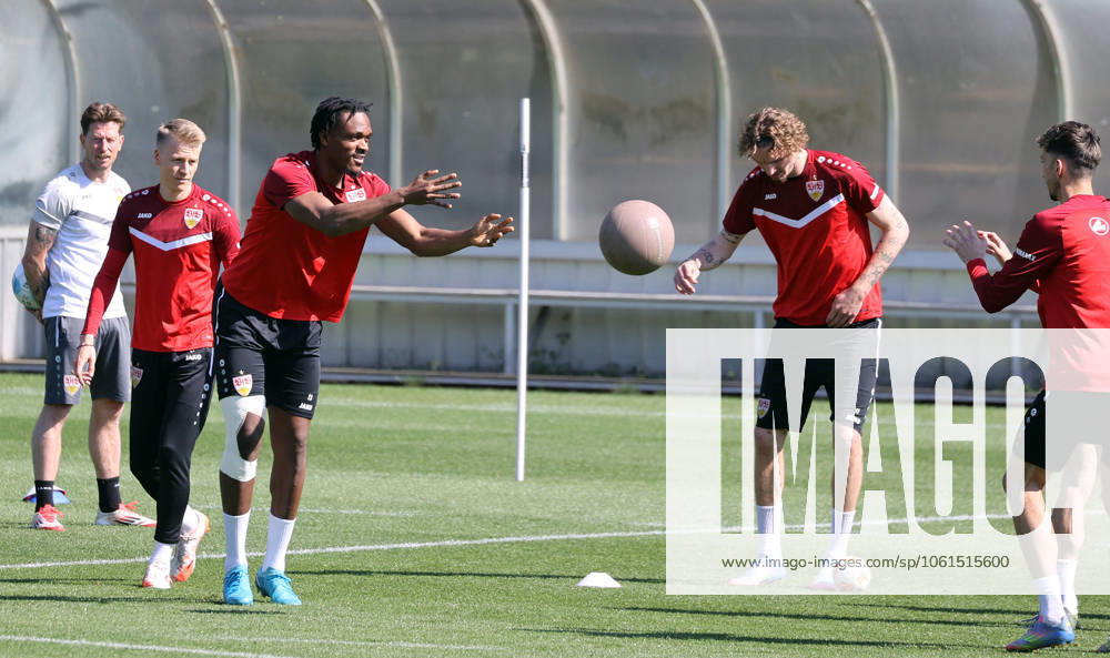 VfB Stuttgart Training Deutschland, Stuttgart, 29.04.2025, Fussball, Bundesliga, VfB Stuttgart Training: Dan-Axel Zagadou.