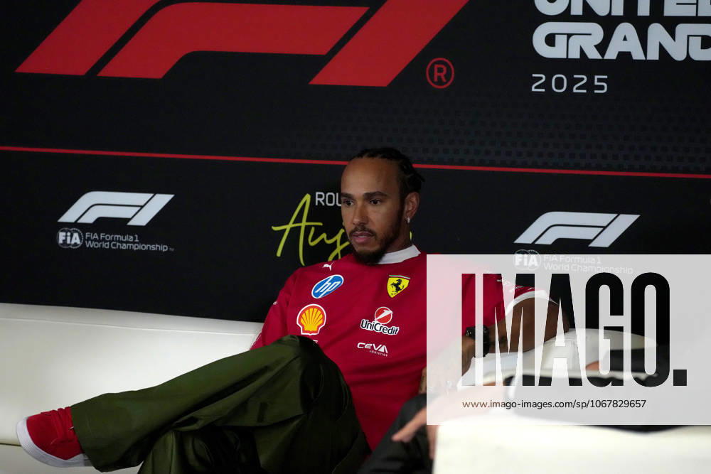 Circuit of The Americas, Austin, FORMULA 1 MSC CRUISES UNITED STATES GRAND PRIX 2025 , im Bild Lewis Hamilton (GBR), Scuderia Ferrari HP (Photo by Hasan Bratic DeFodi Images) 16 10 2025, Circuit of The Americas, Austin, FORMULA 1 MSC CRUISES UNITED STATES GRAND PRIX 2025 , in the picture Lewis Hamilton GBR , Scuderia Ferrari HP Photo by Hasan Bratic DeFodi Images