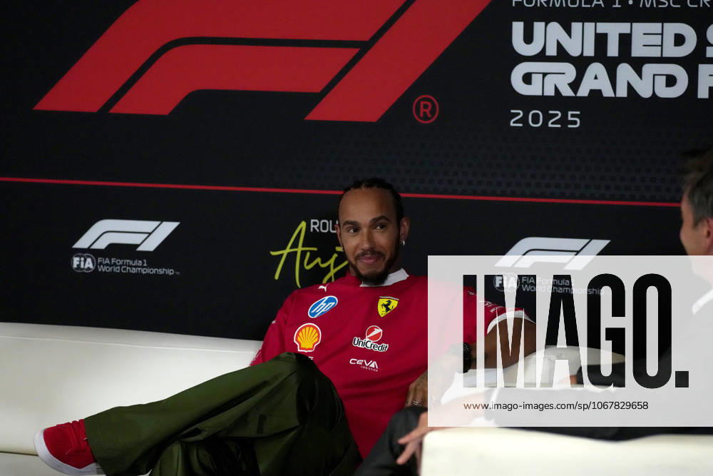 Circuit of The Americas, Austin, FORMULA 1 MSC CRUISES UNITED STATES GRAND PRIX 2025 , im Bild Lewis Hamilton (GBR), Scuderia Ferrari HP (Photo by Hasan Bratic DeFodi Images) 16 10 2025, Circuit of The Americas, Austin, FORMULA 1 MSC CRUISES UNITED STATES GRAND PRIX 2025 , in the picture Lewis Hamilton GBR , Scuderia Ferrari HP Photo by Hasan Bratic DeFodi Images