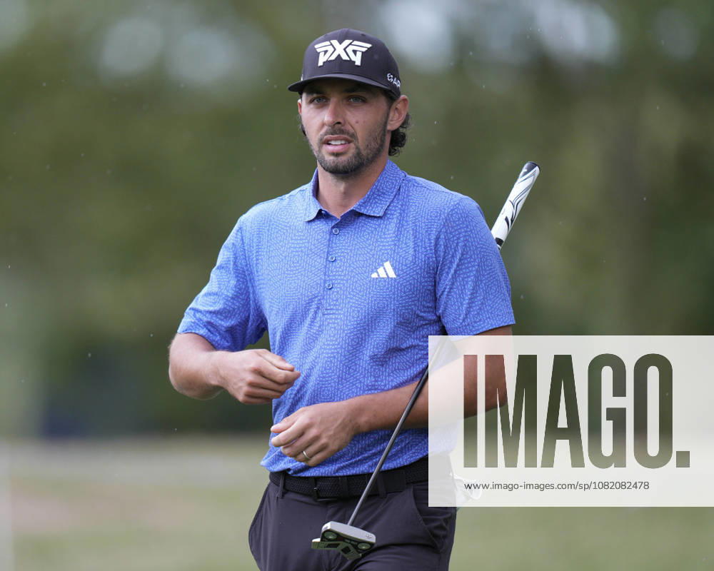 SUTTON COLDFIELD, ENGLAND - AUG 28: Marco Penge (ENG) gestures after holing a birdie putt on the 14th green during Round 2 at the 2026 Husqvarna British Masters at The Belfry, Sutton Coalfield on August 28, 2026 in Warwickshire, England The 2026 Husqvarna British Masters