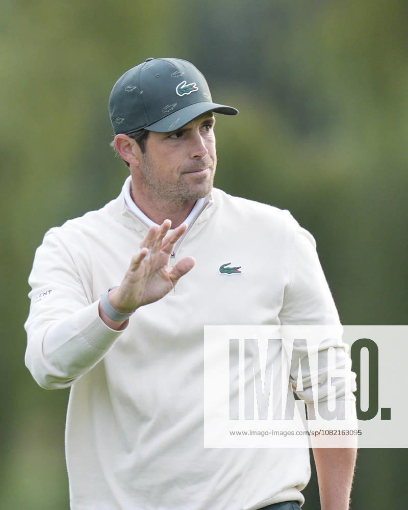 SUTTON COLDFIELD, ENGLAND - AUG 30: Nacho Elvira (ESP) after holing a birdie putt on the eighth green during the delayed Round 3 at the 2026 Husqvarna British Masters at The Belfry, Sutton Coalfield on August 30, 2026 in Warwickshire, England The 2026 Husqvarna British Masters