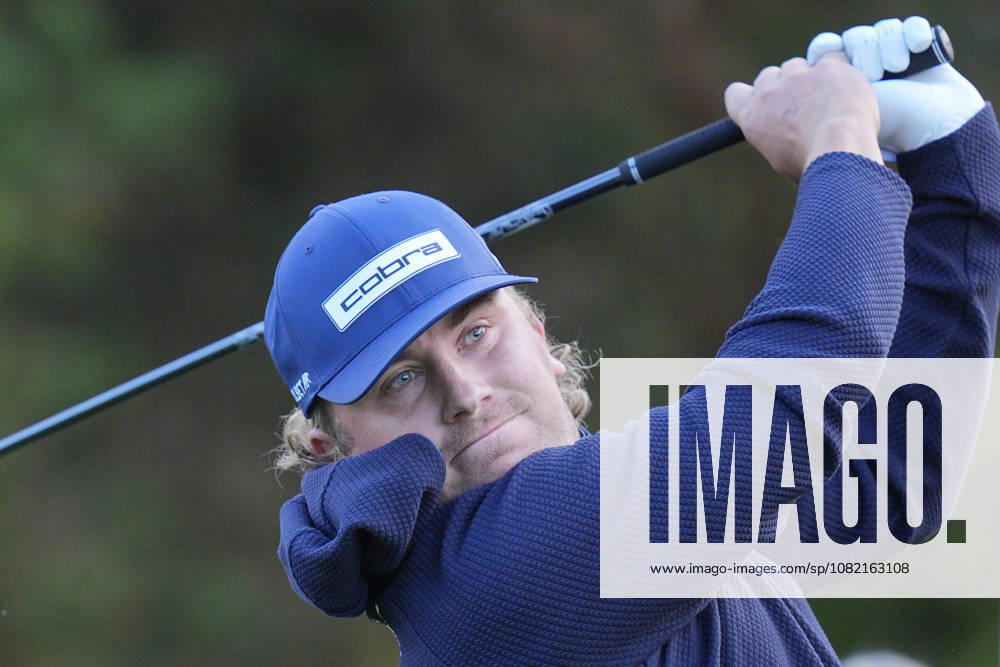SUTTON COLDFIELD, ENGLAND - AUG 30: Oliver Lindell (FIN) plays from the eighteenth tee during the delayed Round 3 at the 2026 Husqvarna British Masters at The Belfry, Sutton Coalfield on August 30, 2026 in Warwickshire, England The 2026 Husqvarna British Masters