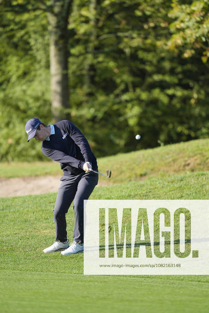 SUTTON COLDFIELD, ENGLAND - AUG 30: Daniel Hillier (NZL) plays from the rough on the eleventh hole during the delayed Round 3 at the 2026 Husqvarna British Masters at The Belfry, Sutton Coalfield on August 30, 2026 in Warwickshire, England The 2026 Husqvarna British Masters