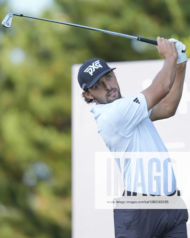 SUTTON COLDFIELD, ENGLAND - AUG 30: Marco Penge (ENG) plays from the twelfth tee during the delayed Round 3 at the 2026 Husqvarna British Masters at The Belfry, Sutton Coalfield on August 30, 2026 in Warwickshire, England The 2026 Husqvarna British Masters