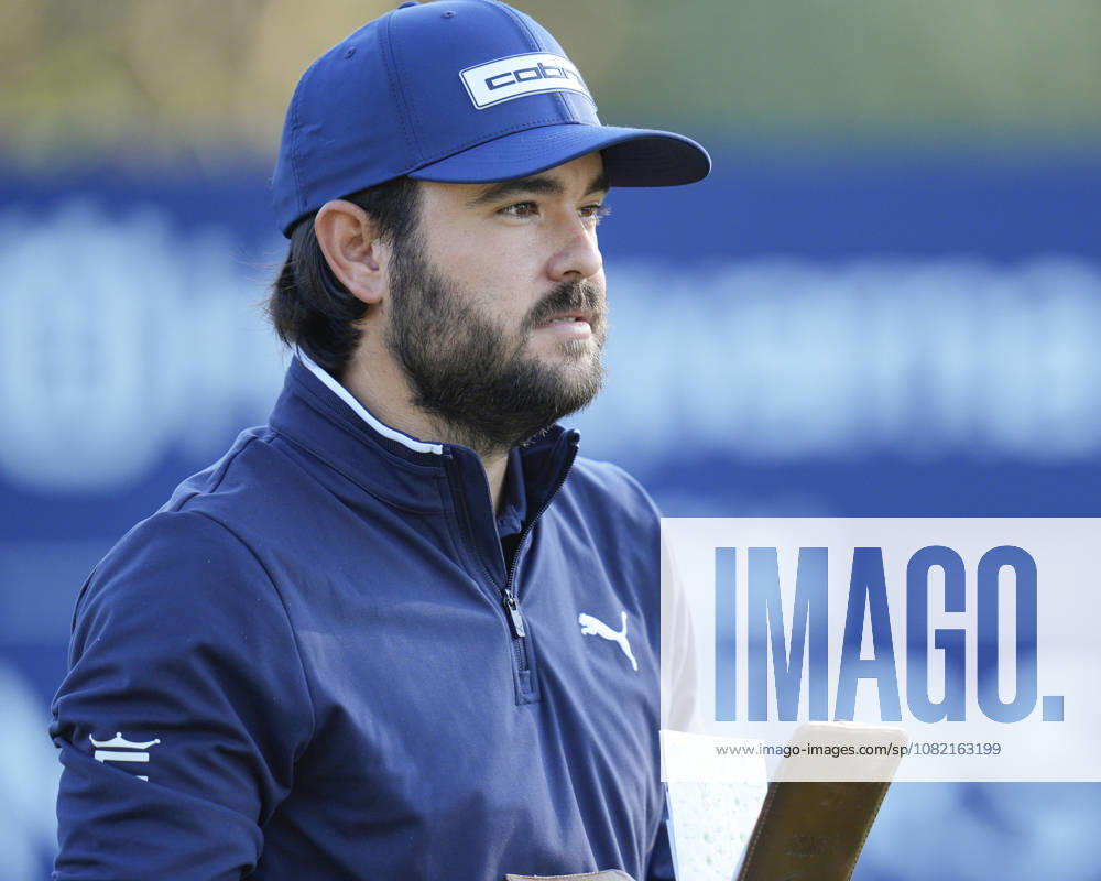 SUTTON COLDFIELD, ENGLAND - AUG 30: Angel Hidalgo (ESP) reacts after he plays from the eighteenth tee during the delayed Round 3 at the 2026 Husqvarna British Masters at The Belfry, Sutton Coalfield on August 30, 2026 in Warwickshire, England The 2026 Husqvarna British Masters
