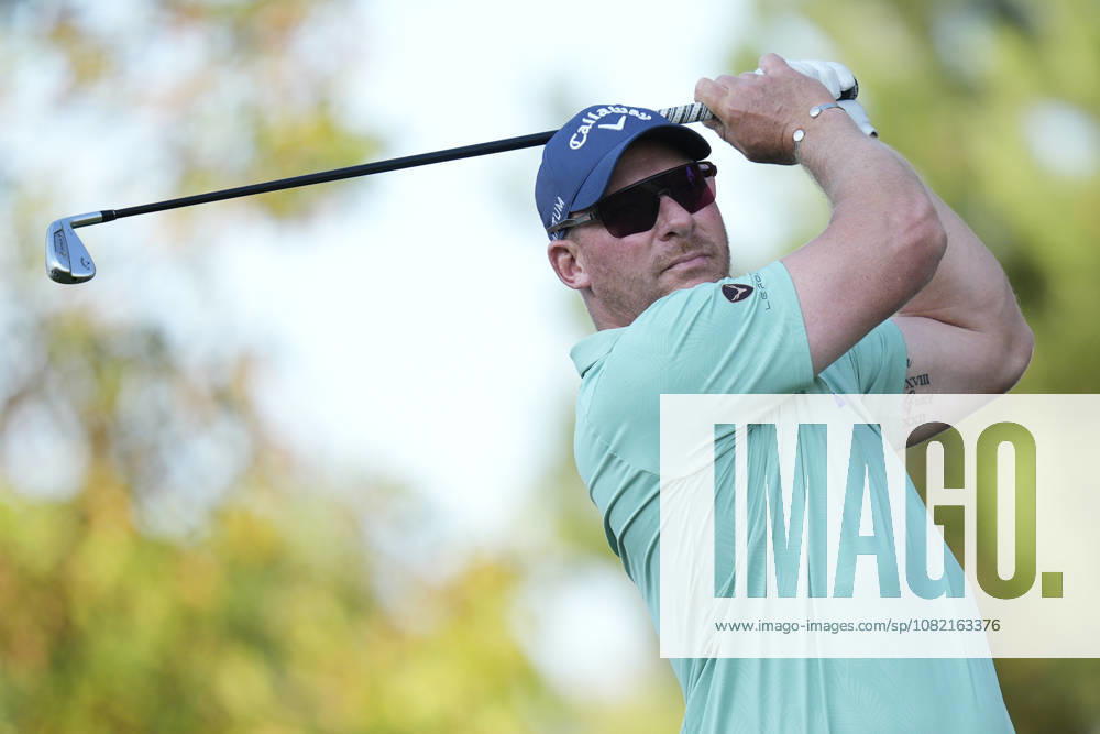 SUTTON COLDFIELD, ENGLAND - AUG 30: Shaun Norris (RSA) plays from the twelfth tee during the delayed Round 3 at the 2026 Husqvarna British Masters at The Belfry, Sutton Coalfield on August 30, 2026 in Warwickshire, England The 2026 Husqvarna British Masters