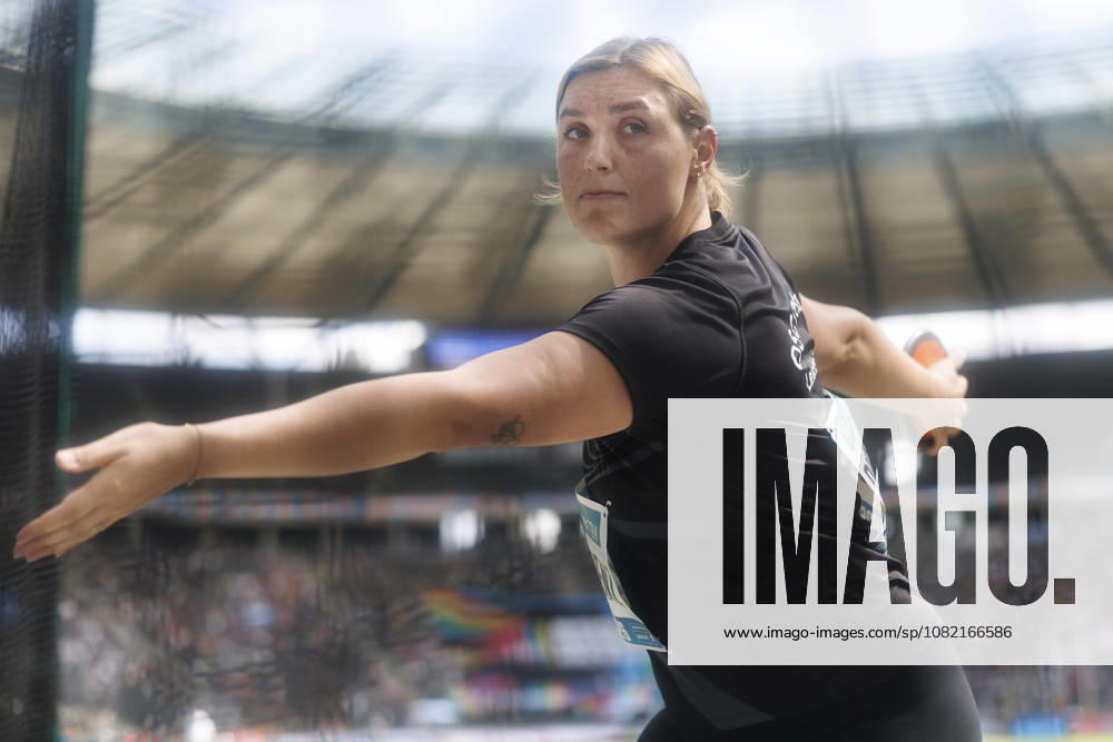 Kristin PUDENZ (GER Germany) competing in the women’s discus throw during the ISTAF at Olympic Stadium on August 30, 2026 in Berlin, Germany. Germany