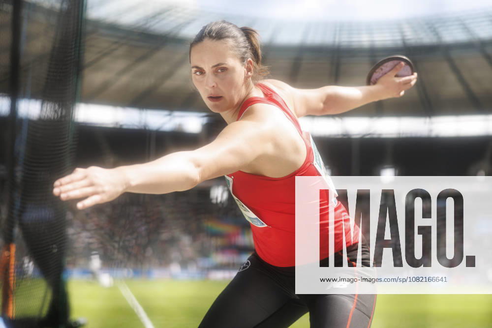 Marike STEINACKER (GER Germany) competing in the women’s discus throw during the ISTAF at Olympic Stadium on August 30, 2026 in Berlin, Germany. Germany