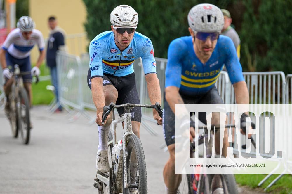 Belgian Niels Vandeputte of Alpecin-Premier Tech is pictured in action during the UEC Gravel European Championships in Houffalize (138 km), on Sunday 30 August 2026. DAVIDxPINTENS x184735386x