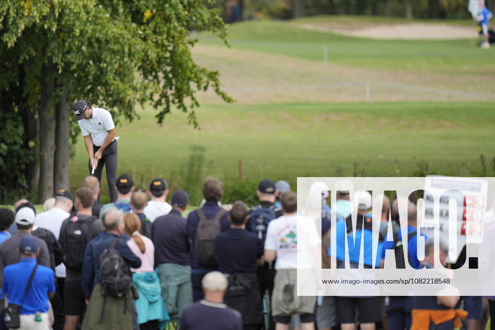 SUTTON COLDFIELD, ENGLAND - AUG 30: Marco Penge (ENG) putts on the seventh green during Round 4 at the 2026 Husqvarna British Masters at The Belfry, Sutton Coalfield on August 30, 2026 in Warwickshire, England The 2026 Husqvarna British Masters