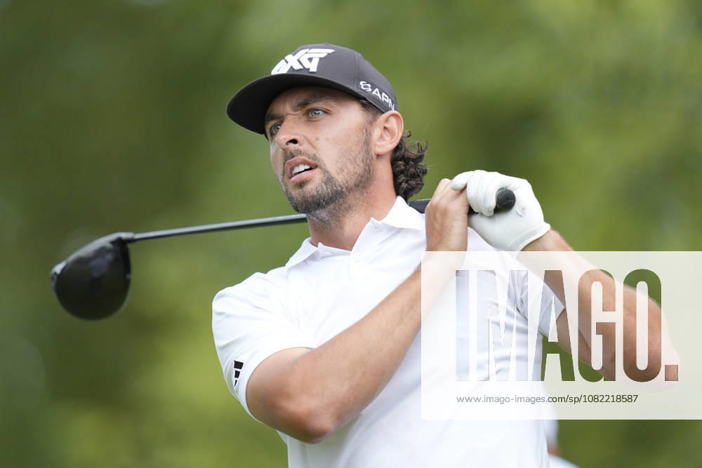 SUTTON COLDFIELD, ENGLAND - AUG 30: Marco Penge (ENG) plays from the seventeenth tee during Round 4 at the 2026 Husqvarna British Masters at The Belfry, Sutton Coalfield on August 30, 2026 in Warwickshire, England The 2026 Husqvarna British Masters