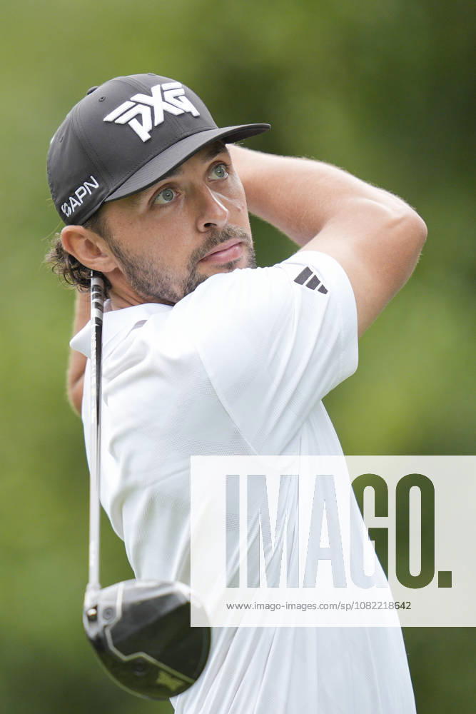 SUTTON COLDFIELD, ENGLAND - AUG 30: Marco Penge (ENG) plays from the third tee during Round 4 at the 2026 Husqvarna British Masters at The Belfry, Sutton Coalfield on August 30, 2026 in Warwickshire, England The 2026 Husqvarna British Masters