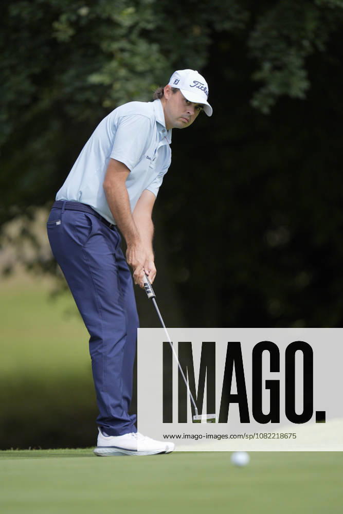 SUTTON COLDFIELD, ENGLAND - AUG 30: Jacob Skov Olesen (DEN) putts on the seventh green during Round 4 at the 2026 Husqvarna British Masters at The Belfry, Sutton Coalfield on August 30, 2026 in Warwickshire, England The 2026 Husqvarna British Masters