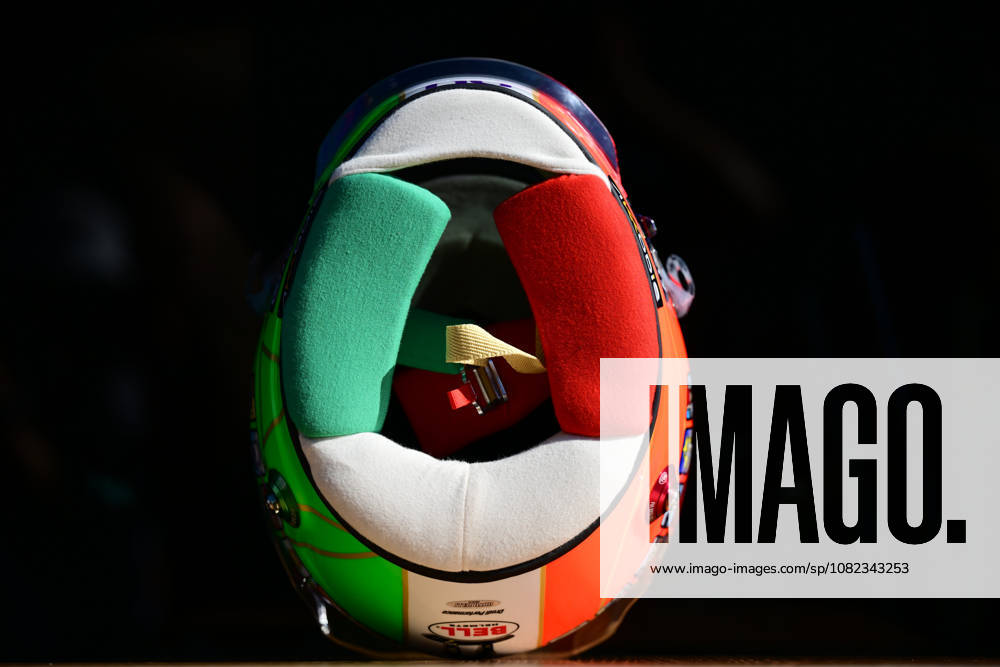 F1 Grand Prix of Italy - Practice Andrea Kimi Antonelli s special helmet during the free practice session of the Formula 1 Italian Grand Prix at the Autodromo Nazionale di Monza in Monza, Italy, on September 4, 2026. Monza Lombardy Italy