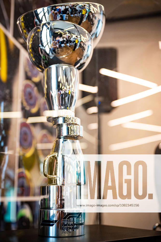 IPA88102856 - FRAGILE, Italian Grand Prix Trophy - 2026 F1 Italian Grand Prix. Monza, Italy, on September 4, 2026.