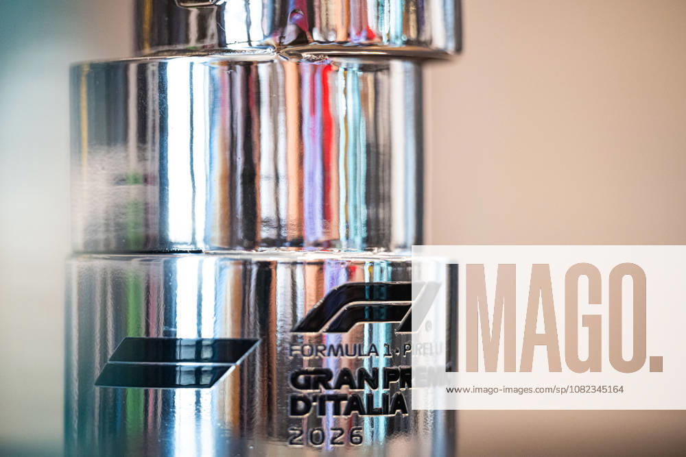 IPA88102859 - FRAGILE, Italian Grand Prix Trophy - 2026 F1 Italian Grand Prix. Monza, Italy, on September 4, 2026.