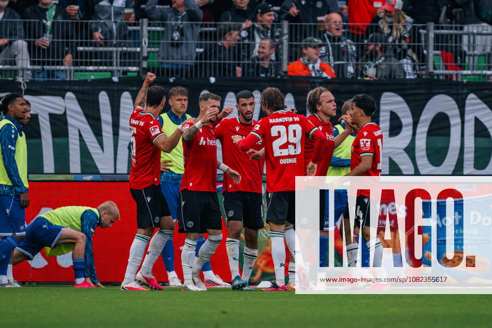 Deutschland: 2. Bundesliga 2026 - 2027, 4. Spieltag - Hannover 96 vs Karlsruher SC - Heinz von Heiden Arena (Hannover): Marcel Hartel (Hannover 96, 10) Tor, Torjubel, Emotionen, Jubel, Freude