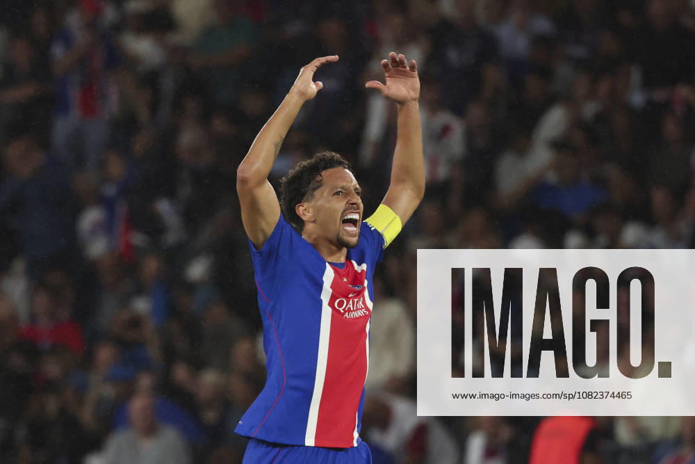 Joie sur le but de Marquinhos (Paris Saint Germain)