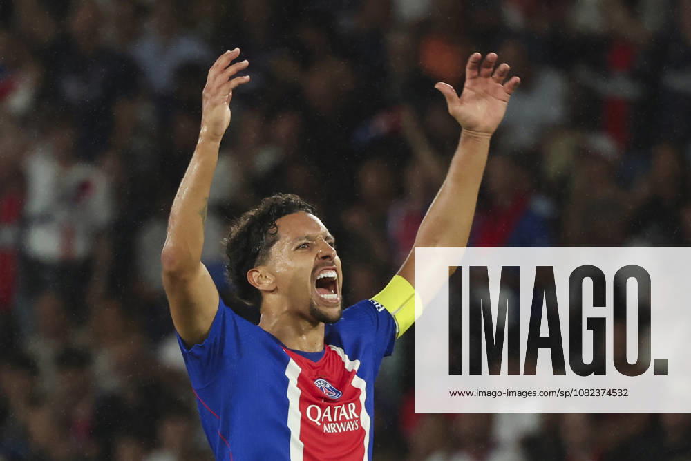 Joie sur le but de Marquinhos (Paris Saint Germain)