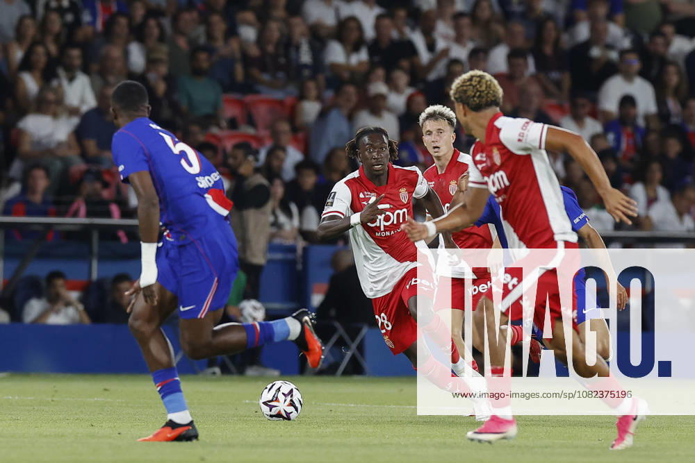 Mamadou COULIBALY of AS MONACO in action during League 1 McDonald s, Day 03 match between PSG and AS MONACO at Parc Des Princes stadium - on September 04 2026. Paris - France Paris France - ZUMAb253 20260904_zsp_b253_010