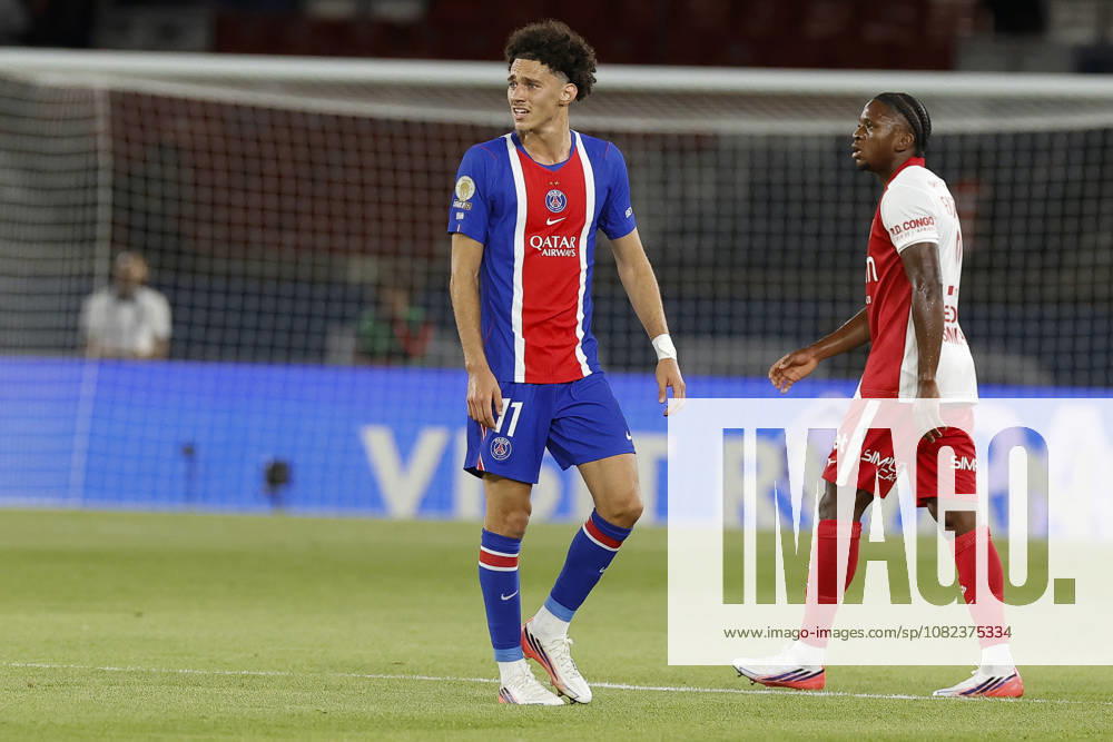 Maghnes AKLIOUCHE of Paris Saint Germainin action during League 1 McDonald s, Day 03 match between PSG and AS MONACO at Parc Des Princes stadium - on September 04 2026. Paris - France Soccer 2026, League 1 McDonaldÃ¢â‚¬â ¢S PSG 1:2 AS MONACO - ZUMAb253 20260904_zsp_b253_036