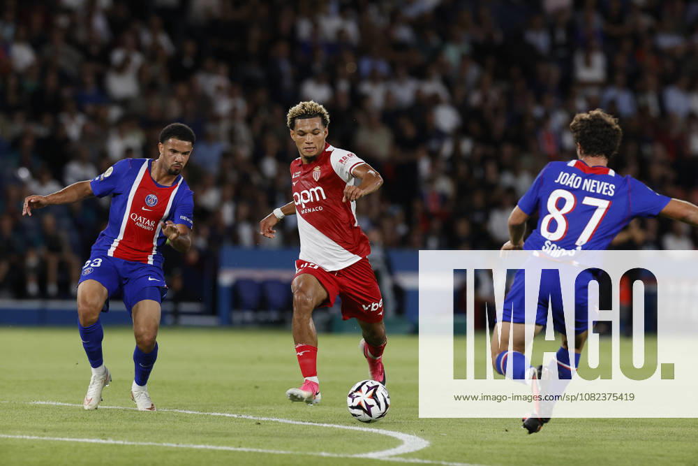 Paris BRUNNER of AS MONACO in action during League 1 McDonald s, Day 03 match between PSG and AS MONACO at Parc Des Princes stadium - on September 04 2026. Paris - France Paris France - ZUMAb253 20260904_zsp_b253_053