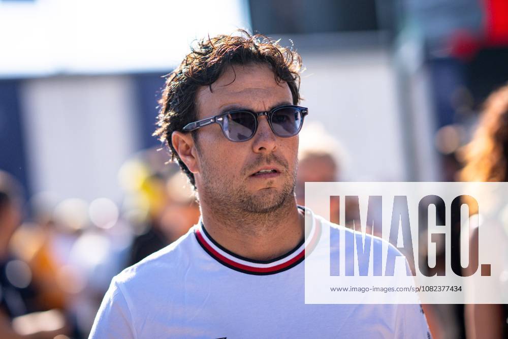 F1 2026: (paddock) Italian Grand Prix in Monza, Italy - 04 Sep 2026 Sergio Perez (MEX) (Cadillac F1 Team) in the paddock before free practice 1 of the Formula 1 Pirelli Italian Grand Prix 2026 at the Autodromo Nazionale Monza. Monza Italy