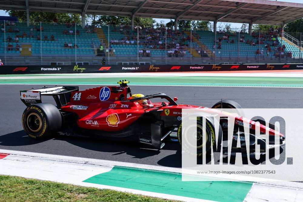 F1 Grand Prix of Italy 2026 (Free Practice 1) in Monza, Italy - 04 Sep 2026 Lewis Hamilton of United Kingdom and Scuderia Ferrari HP SF-26 (44) seen during F1 Grand Prix of Italy 2026 Monza Italy