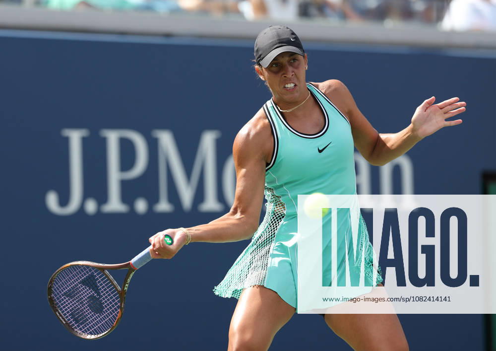 MADISON KEYS of USA during the match against Q. Zheng of China in the third round of Grand Slam tournament US Open. New York, USA. Tennis: US Open - Madison Keys - ZUMAc278 20260905_zsp_c278_029