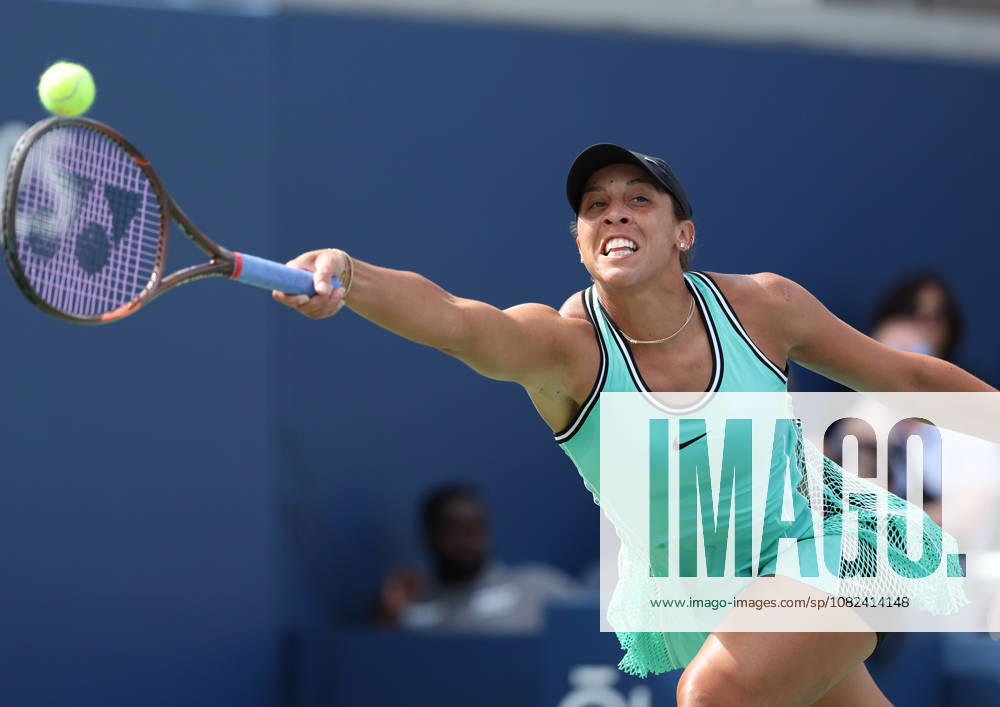 MADISON KEYS of USA during the match against Q. Zheng of China in the third round of Grand Slam tournament US Open. New York, USA. Tennis: US Open - Madison Keys - ZUMAc278 20260905_zsp_c278_032