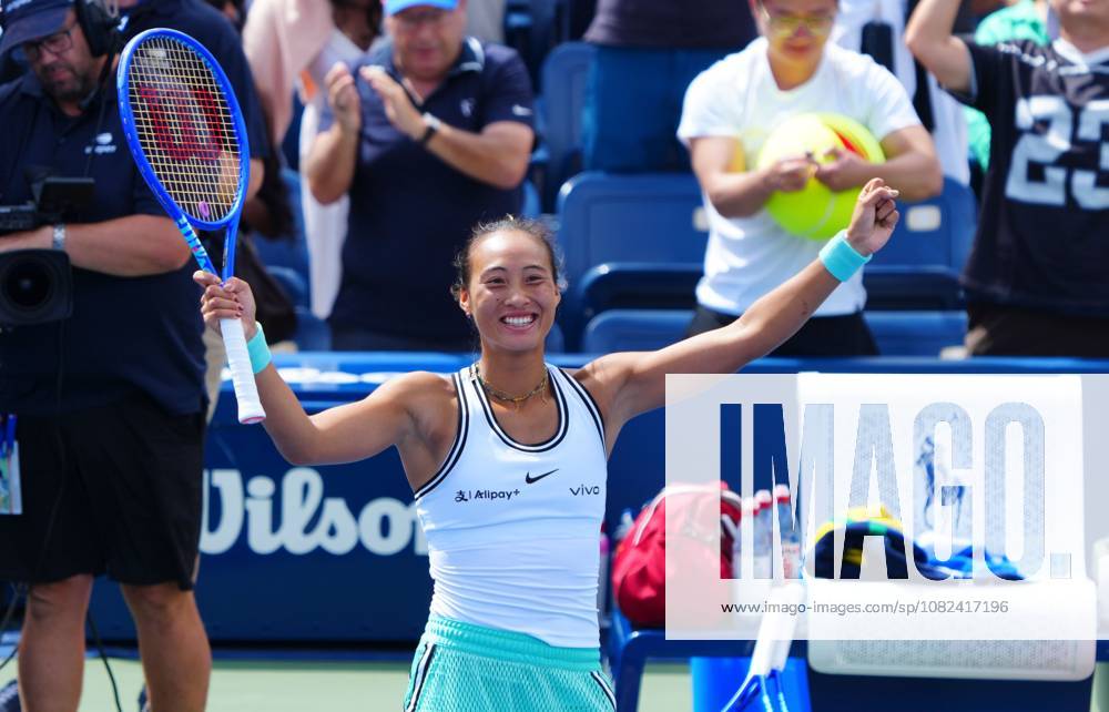 Qinwen Zheng celebrates her stunning win over Madison Keys, coming back from 5-0 down in the final set 2026 US Open, Day Seven, USTA Billie Jean King National Tennis Center, New York, USA - 05 Sep 2026New York USTA Billie Jean King National T New York (NY) United States of America