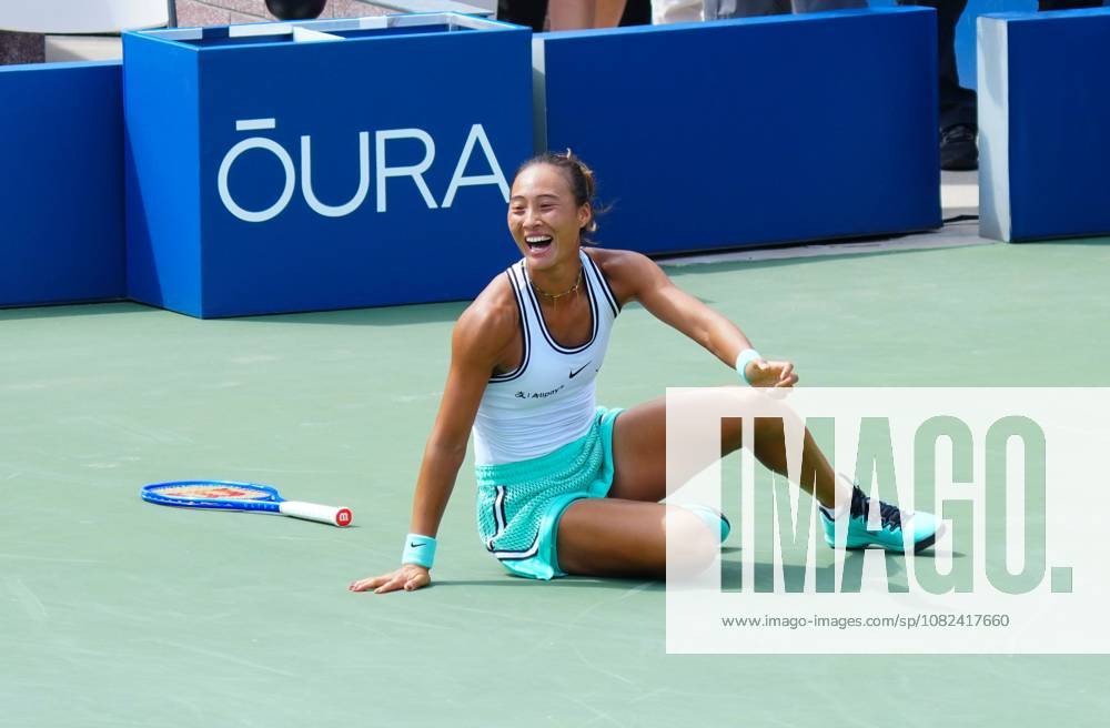 Qinwen Zheng celebrates her stunning win over Madison Keys, coming back from 5-0 down in the final set 2026 US Open, Day Seven, USTA Billie Jean King National Tennis Center, New York, USA - 05 Sep 2026New York USTA Billie Jean King National T New York (NY) United States of America