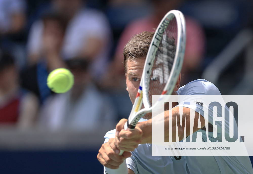 US Open tennis tournament - Day 7 Alexander Blockx in action against Flavio Cobolli of Italy during the Men‚Äôs Singles round 3 of the US Open Tennis Championships at the USTA Billie Jean King National Tennis Center in Flushing Meadows, New York, USA, 05 September 2026. The 2026 US Open tournament runs from 23 August through 13 September. FLUSHING MEADOWS NEW YORK United States