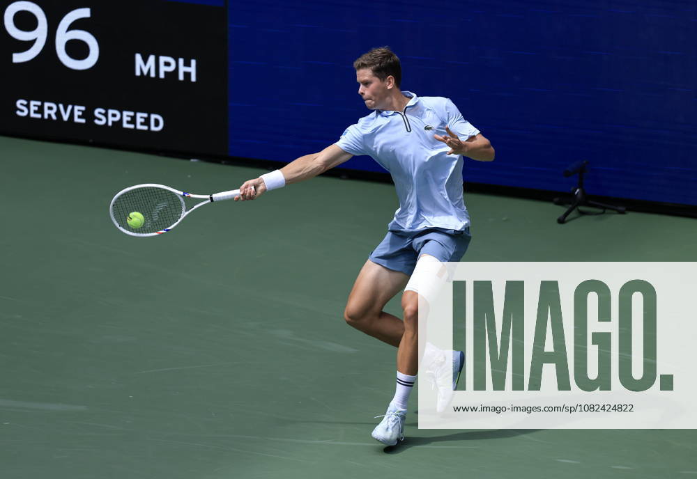 US Open tennis tournament - Day 7 Alexander Blockx in action against Flavio Cobolli of Italy during the Men‚Äôs Singles round 3 of the US Open Tennis Championships at the USTA Billie Jean King National Tennis Center in Flushing Meadows, New York, USA, 05 September 2026. The 2026 US Open tournament runs from 23 August through 13 September. FLUSHING MEADOWS NEW YORK United States
