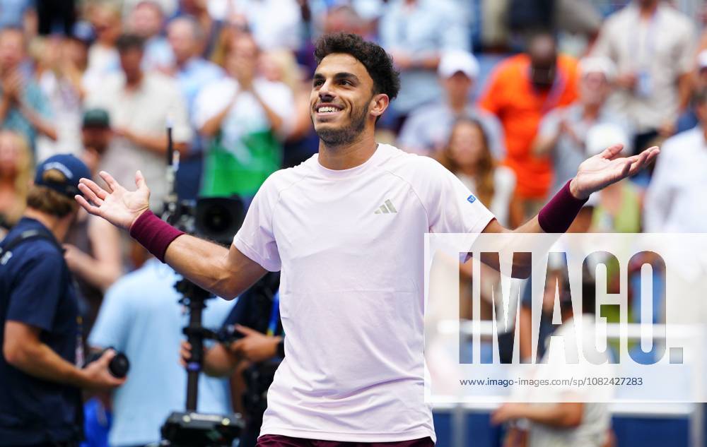 Francisco Cerundolo celebrates his five set win over Taylor Fritz after being two sets down 2026 US Open, Day Seven, USTA Billie Jean King National Tennis Center, New York, USA - 05 Sep 2026New York USTA Billie Jean King National T New York (NY) United States of America