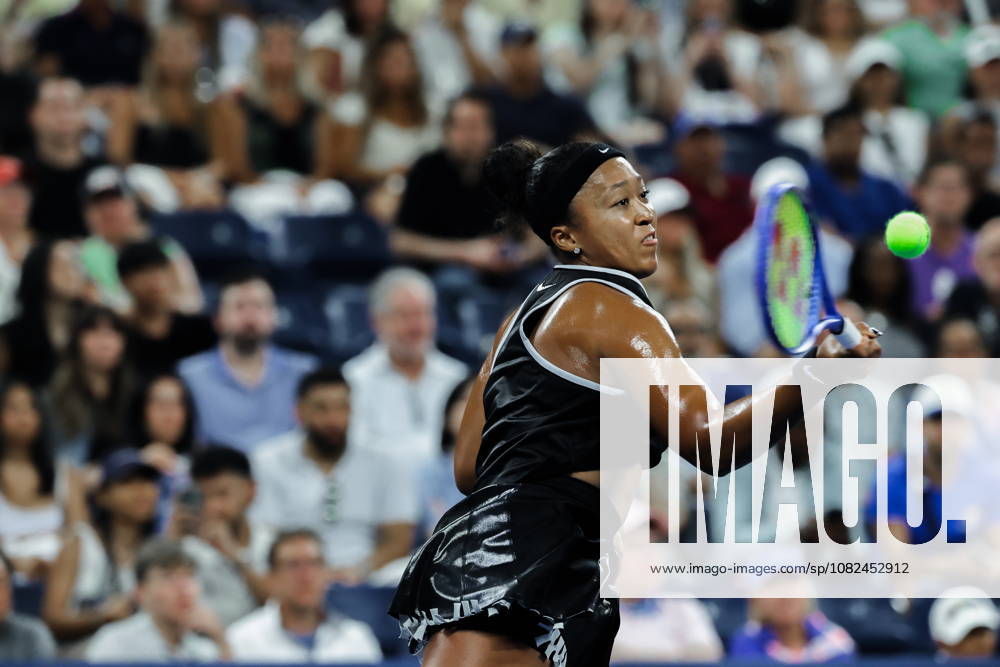 US Open tennis tournament - Day 7 Naomi Osaka of Japan in action against Elise Mertens of Belgium during the Women s Singles third round of the US Open Tennis Championship in Flushing Meadows, New York, USA, 05 September 2026. FLUSHING MEADOWS NEW YORK United States