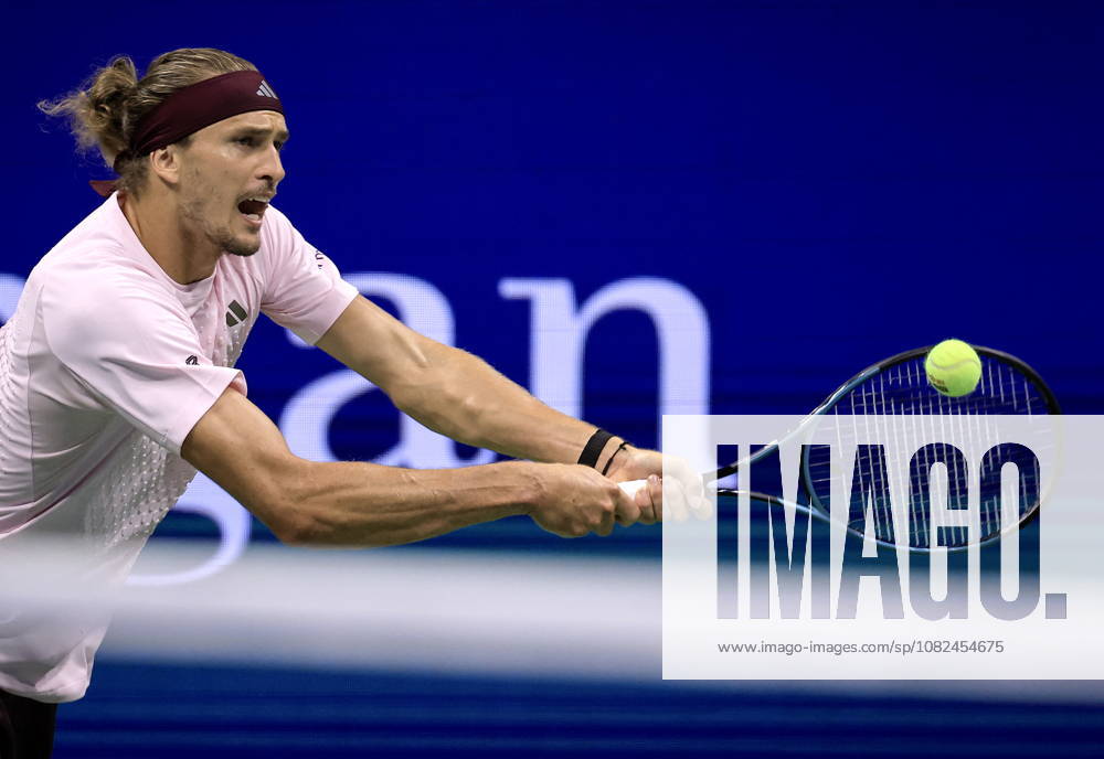 US Open tennis tournament - Day 7 Alexander Zverev of Germany in action against Alejandro Tabilo of Chile during the Men s Singles third round of the US Open Tennis Championships in Flushing Meadows, New York, USA, 05 September 2026. FLUSHING MEADOWS NEW YORK United States