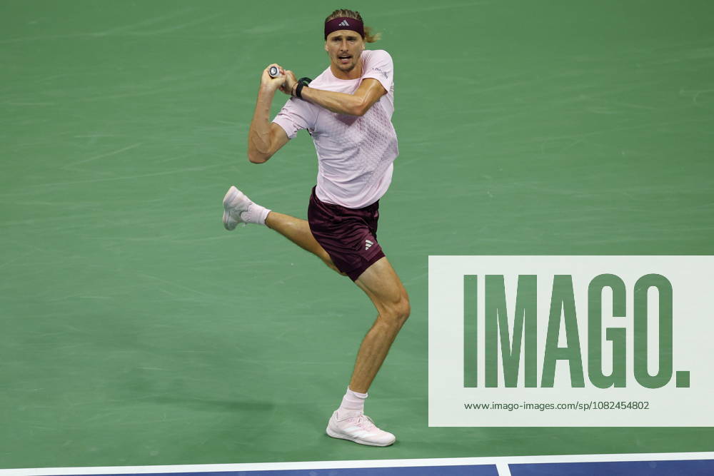 US Open tennis tournament - Day 7 Alexander Zverev of Germany in action against Alejandro Tabilo of Chile during the Mens Singles third round of the US Open Tennis Championships in Flushing Meadows, New York, USA, 05 September 2026. FLUSHING MEADOWS NEW YORK United States
