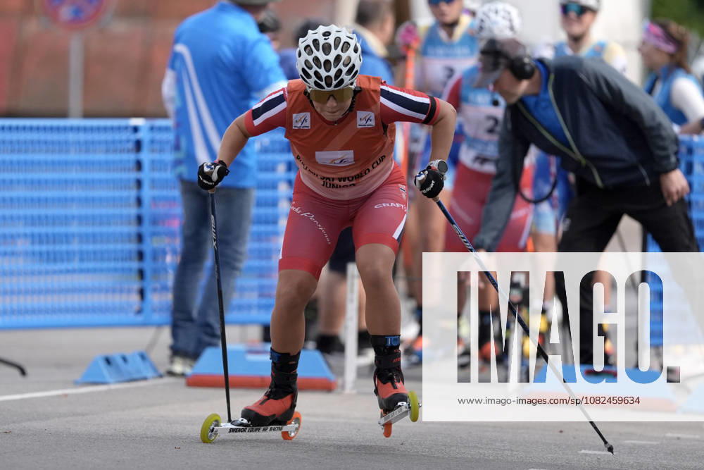 Emilie Ruud Lia of Norway competes during the Sprint Qualification race of the FIS Rollerski World Championships 2026 in Madona, Latvia, on September 5, 2026. Madona Latvia