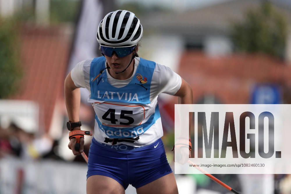 Alzbeta Gargulakova of Slovakia competes during the Sprint Qualification race of the FIS Rollerski World Championships 2026 in Madona, Latvia, on September 5, 2026. Madona Latvia