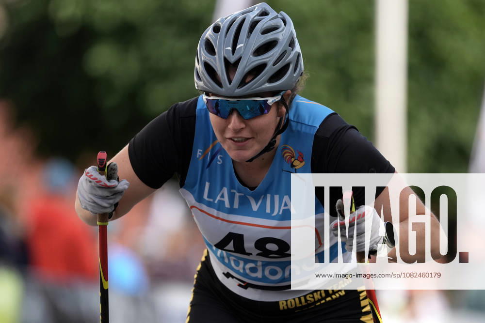 Klara Ohngemach of Germany competes during the Sprint Qualification race of the FIS Rollerski World Championships 2026 in Madona, Latvia, on September 5, 2026. Madona Latvia