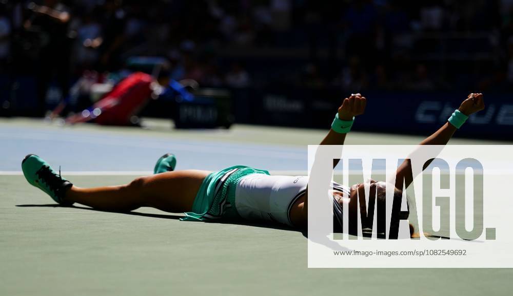 Qinwen Zheng celebrates her win over Iga Swiatek 2026 US Open, Day Nine, USTA Billie Jean King National Tennis Center, New York, USA - 07 Sep 2026New York USTA Billie Jean King National T New York (NY) United States of America