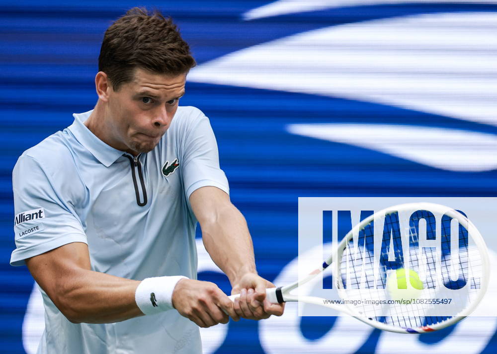 US Open tennis tournament - Day 9 Alexander Blockx of Belgium in action against Francisco Cerundolo of Argentina during the Men s Singles round 4 of the US Open Tennis Championships at the USTA Billie Jean King National Tennis Center in Flushing Meadows, New York, USA, 07 September 2026. The 2026 US Open tournament runs from 23 August through 13 September. FLUSHING MEADOWS NEW YORK United States