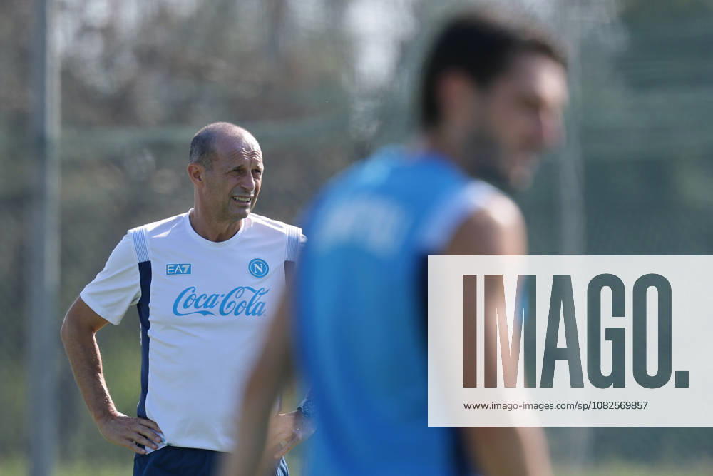 Napolis head coach Massimiliano Allegri During training at the SSC Napoli sports center, Champions League Napoli - Arsenal Castel Volturno (CE) on September 08 , 2026