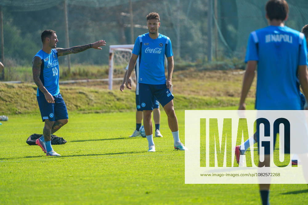 Amir Rramani of SSC Napoli Durante lÃ¢â‚¬â ¢allenamento pre partita Champions League tra Napoli ed Arsenal a Castelvolturno del 08 09 2026 Castelvolturno ITALIA - ZUMAs236 20260908_aap_s236_010