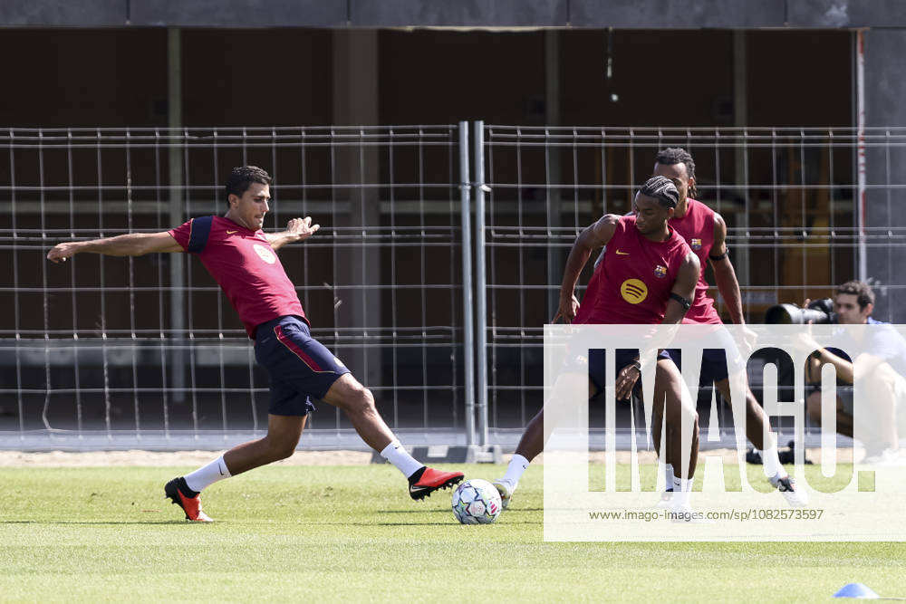 Rodri and Alejandro Balde during the training day of FC Barcelona, Barca ahead UEFA Champions League 2026 27, football match against Feyenoord at Ciutat Esportiva Joan Gamper on September 08, 2026 in Sant Joan Despi, Barcelona, Spain. FC Barcelona Training And press conference, PK, Pressekonferenz - UEFA Champions League 2026 27 - ZUMAa181 20260908_zaa_a181_003
