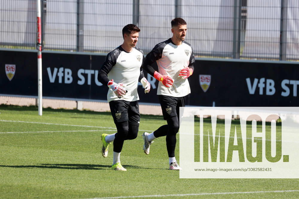 VfB Stuttgart Training Deutschland, Stuttgart, 08.09.2026, Fussball, Bundesliga, Saison 2026 2027, VfB Stuttgart Training: v.l. Dominik Draband, Fabian Bredlow.