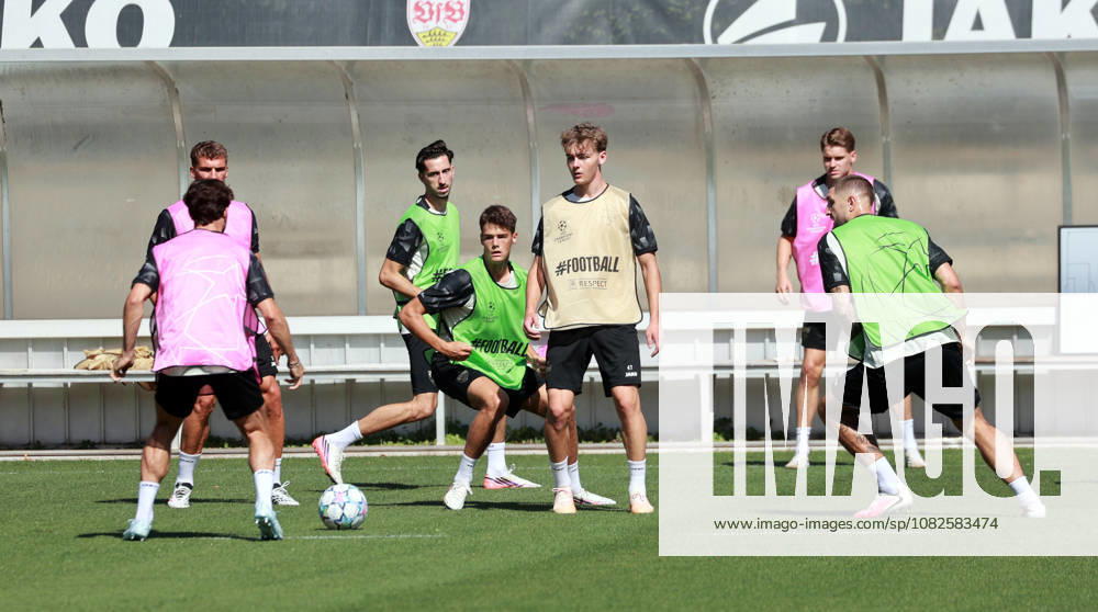 VfB Stuttgart Training Deutschland, Stuttgart, 08.09.2026, Fussball, Bundesliga, Saison 2026 2027, VfB Stuttgart Training: v.l. Atakan Karazor, Lauri Penna, Yanik Spalt.